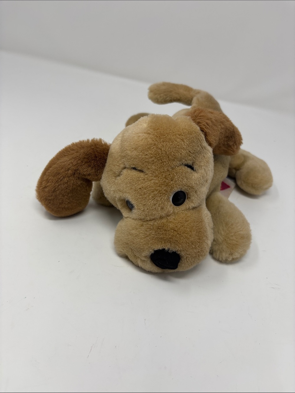 Dakin 1973 Plush Toy - Tan Brown Soft Puppy dog